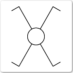 Switch, intermediate electrical drawing symbol