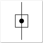 Consumer's terminal electrical drawing symbol